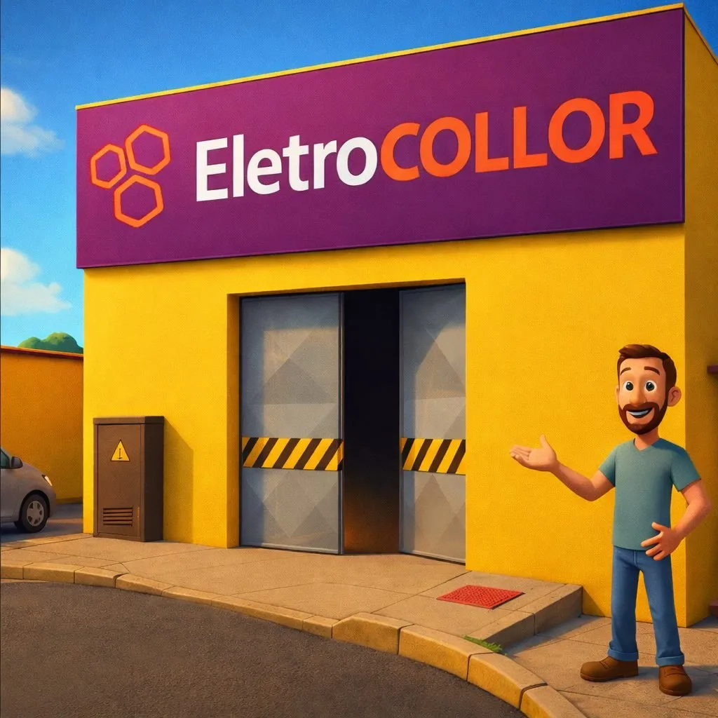 Fachada da Eletrocolor em Juiz de Fora — oficina de pintura eletrostática, serralheria e restauração de mobiliário